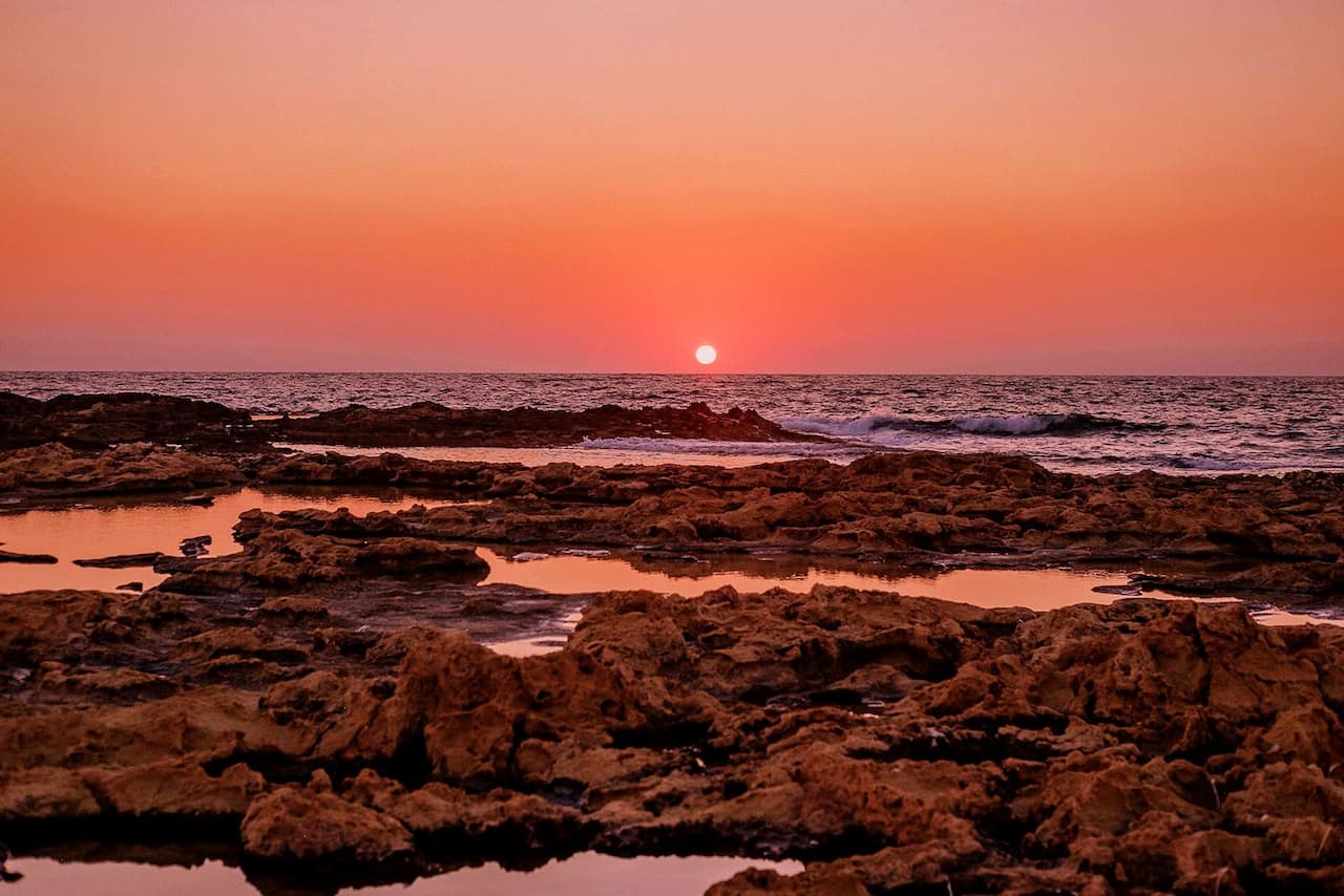 Захід сонця на Кіпрі
