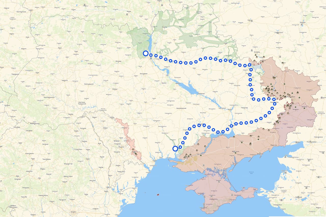 The route